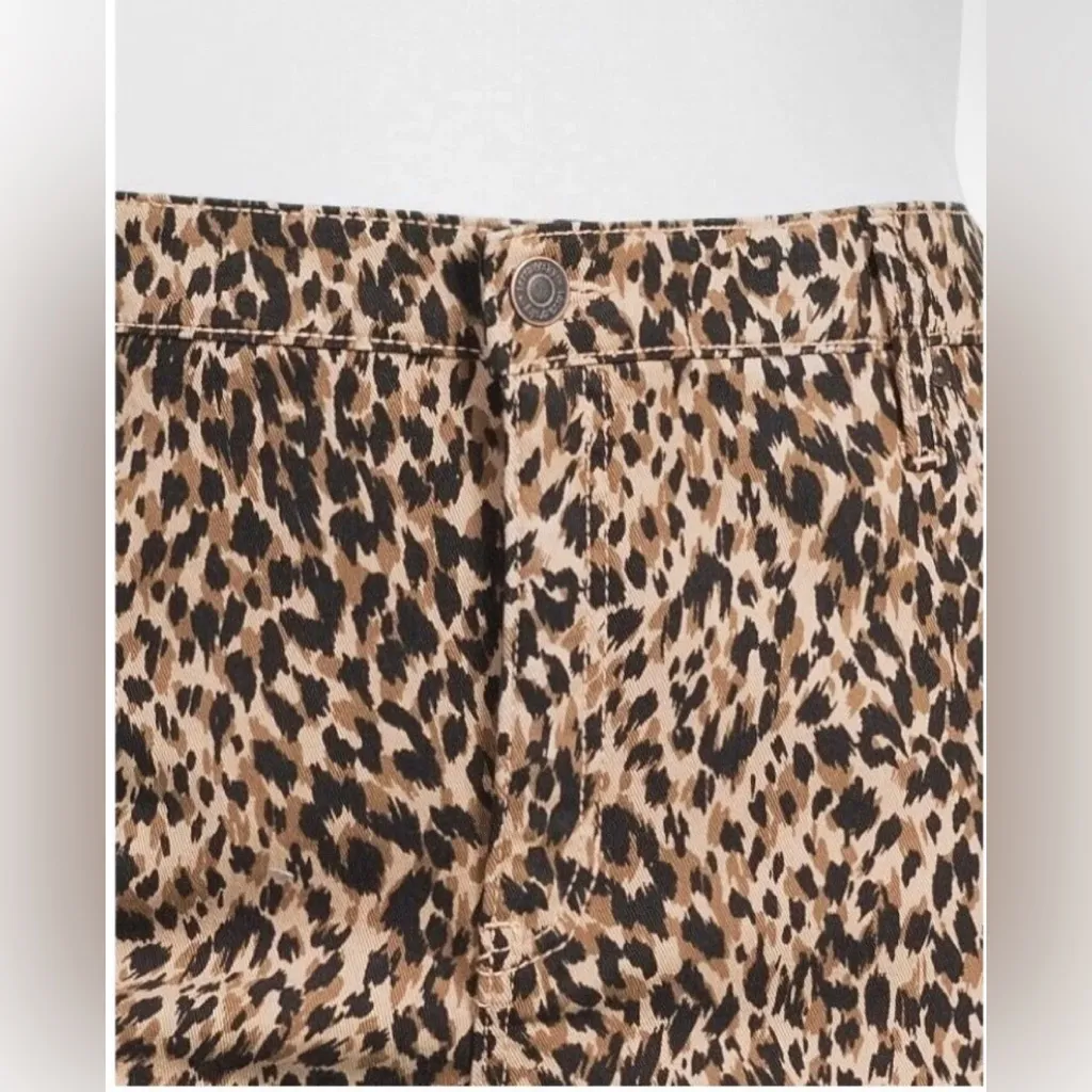 TERRA & SKY Womens Straight Leg Jean Size 16W Animal Print High Rise New - Image 4