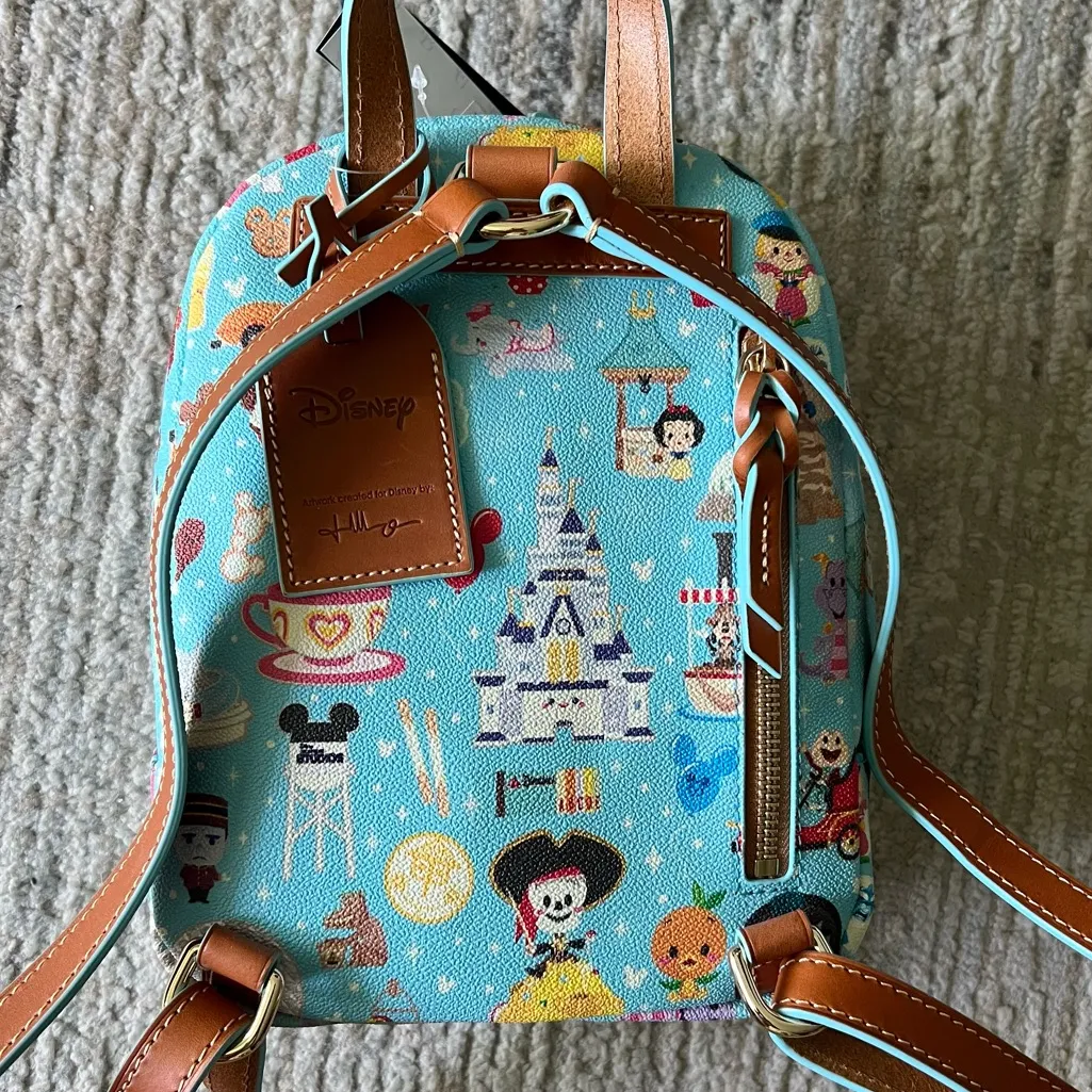 NWT RARE Dooney & Bourke Disney World Jerrod Maruyama Walk In The Park Backpack - Image 3