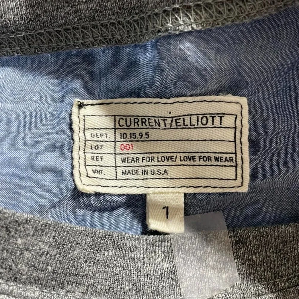 Current/Elliott Size 1  Top Blouse Long Sleeve Shirt - Image 5