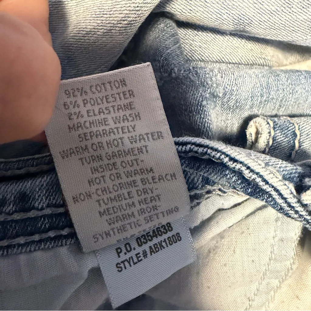 BKE Stella Boot Stretch Jeans in Bain light wash size 29L low rise bootcut - Image 12