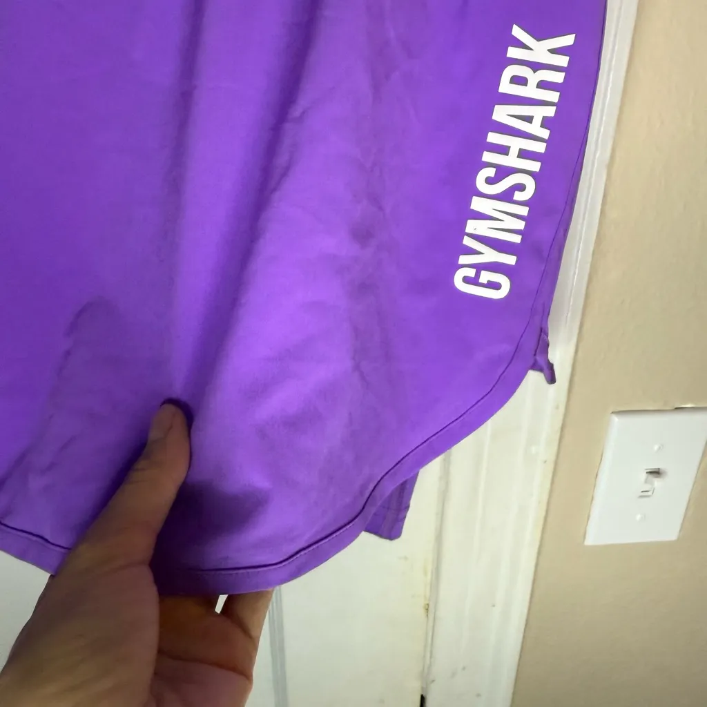 New NWT Gymshark Bright Purple Elevate Shorts size L - Image 5