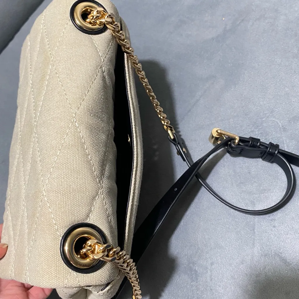 Rebeca Minkoff Edie Diamond Quilt Canvas 
Crossbody Bag - Image 4