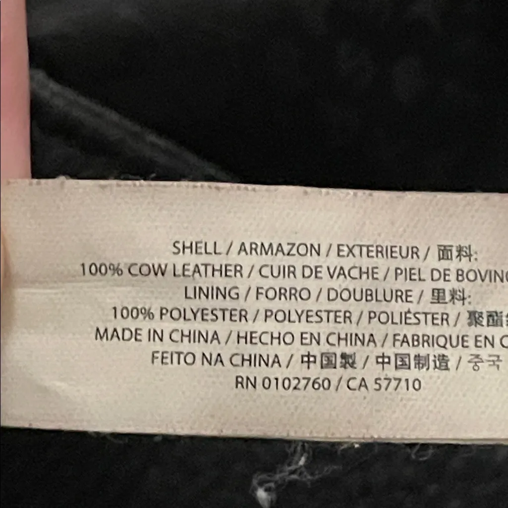 Kate Spade Cooper Grey Street Black Leather Bucket Tote Bag Crossbody WKRU3057 - Image 15