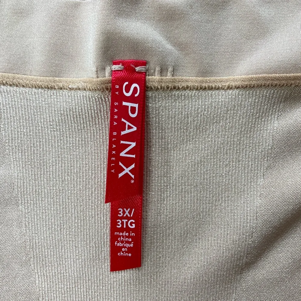 NWT Spanx Oncore High Waisted Midthigh Shorts in Soft Nude Shaping  - Size 3X - Image 11