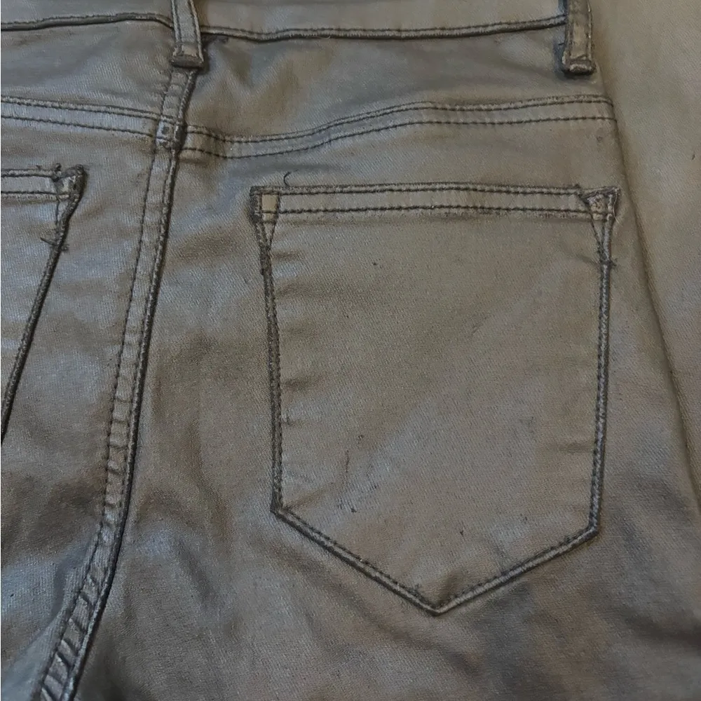 Edikted Faux Leather Flare Pants - Image 5