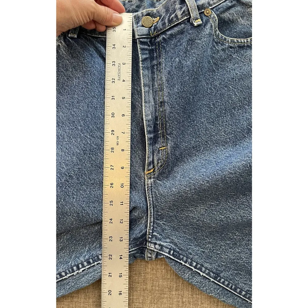 Lee High Waisted Mom Jeans Vintage Tapered LegTag Sz. 16 Petite Made in USA 90's - Image 5