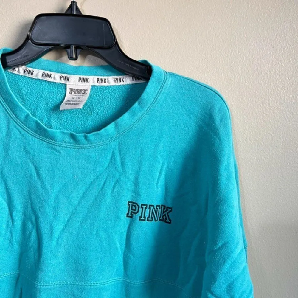 Victoria's Secret pink medium long sleeve blue top - Image 3