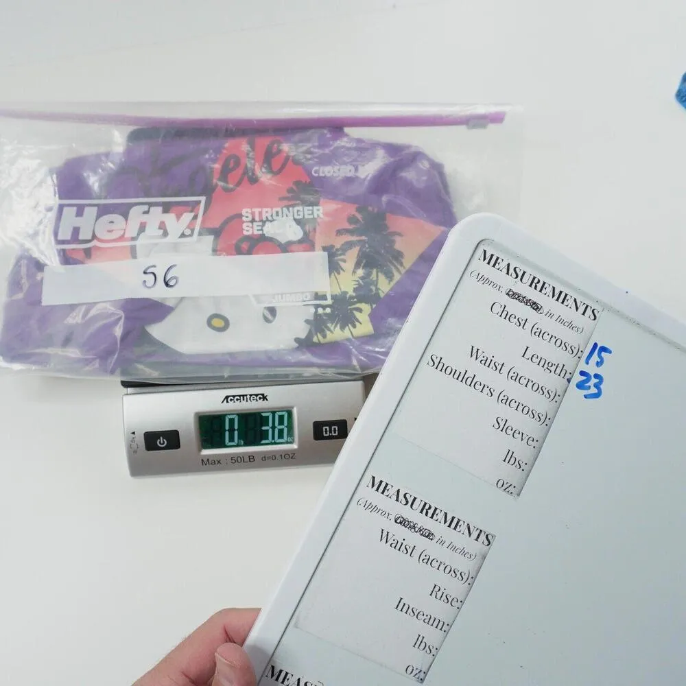 Hello Kitty x Mighty Fine Los Angeles LA Purple Star Palm Tree T Shirt Juniors M - Image 4