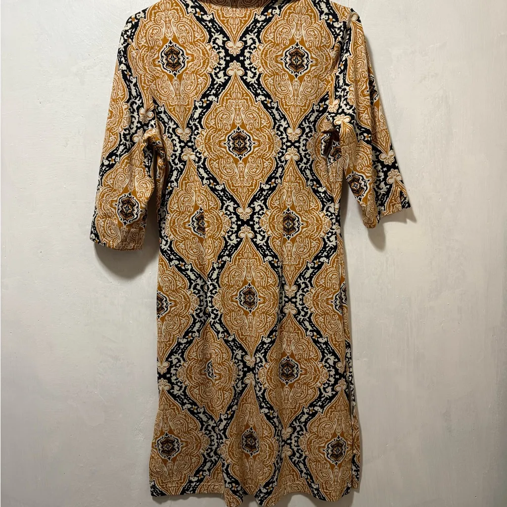J. McLaughlin Paisley Medallion Catalina Patterned Dress Sz S - Image 2