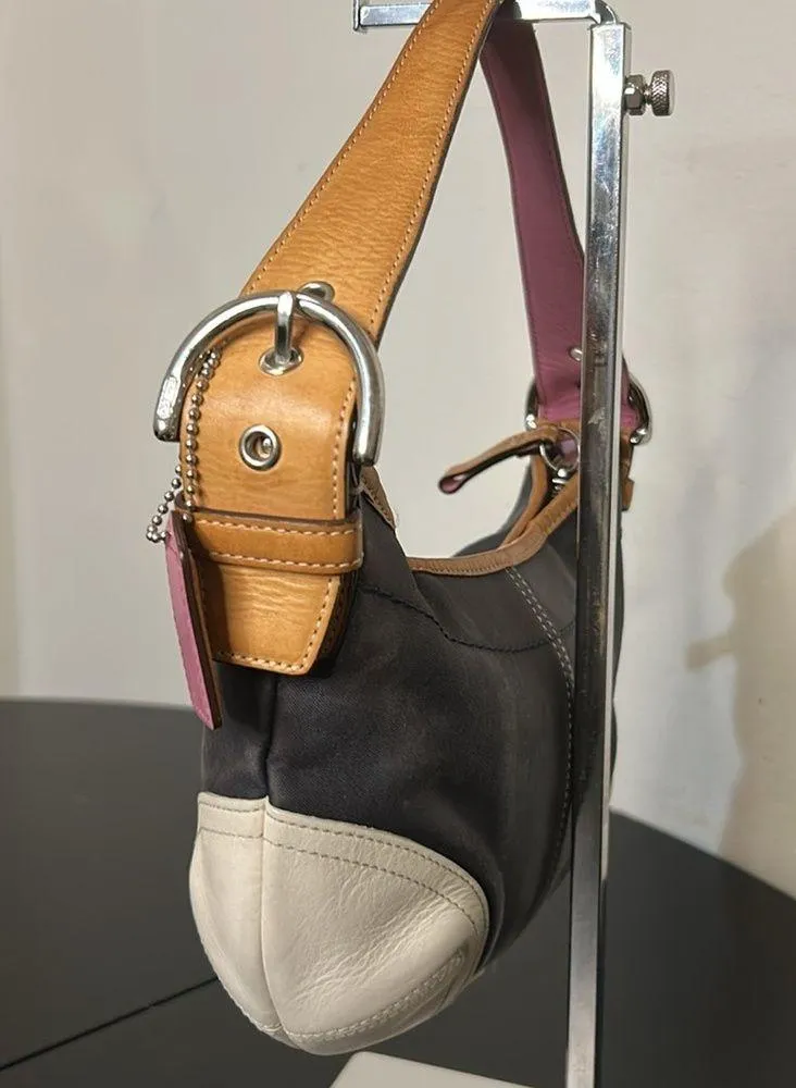 Coach Vintage Colorblock Hobo Bag 9508 - Image 5