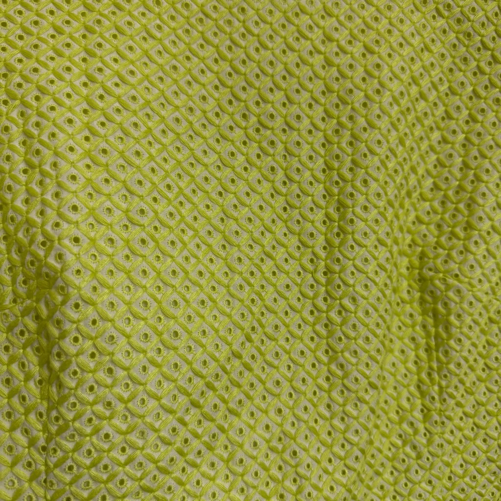 Antonio Melani Womens Size 0 Short Sleeve Sheath Dress Bright Yellow Embroidery - Image 4