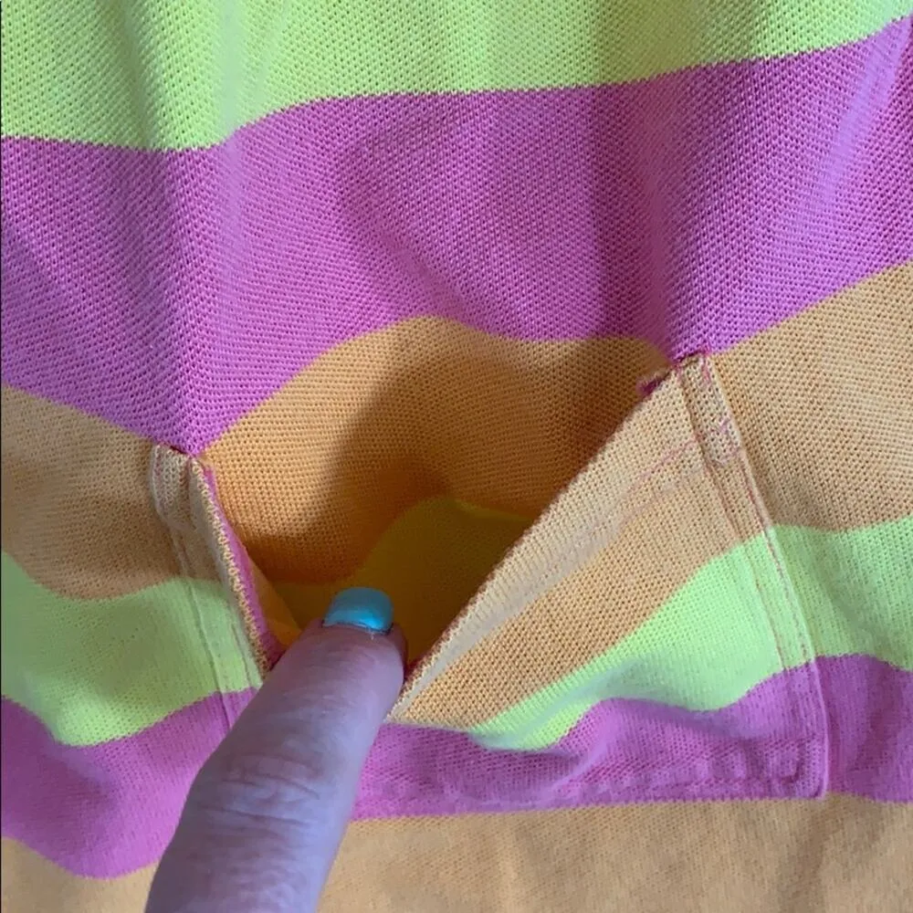 Lilly Pulitzer Yellow Striped Sun Dress - Image 3