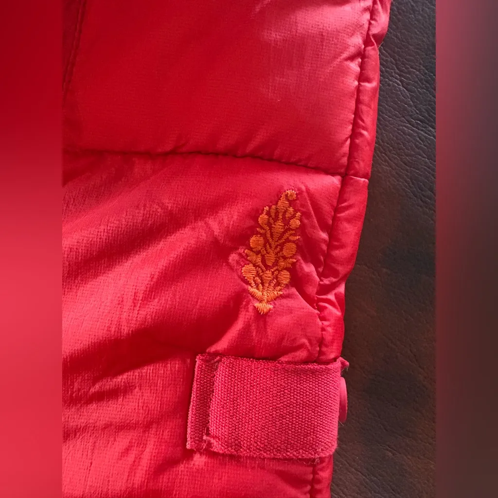 FREE PEOPLE In A Bubble Red Oversized Puffer Vest - Image 10