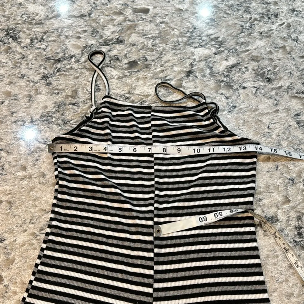 Heart & Hips Black, Gray & White Nautical striped Jumpsuit - Image 8