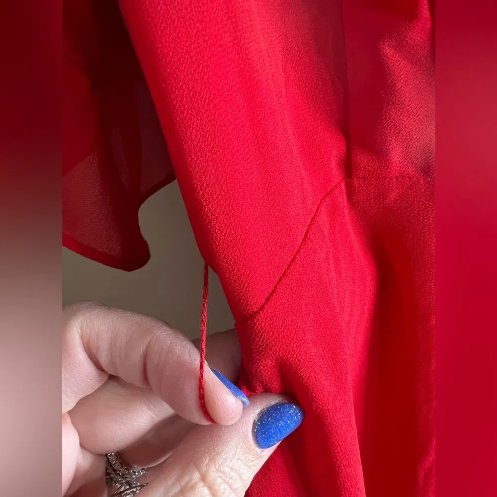 Lulus red salsa style dress size xs - Image 4