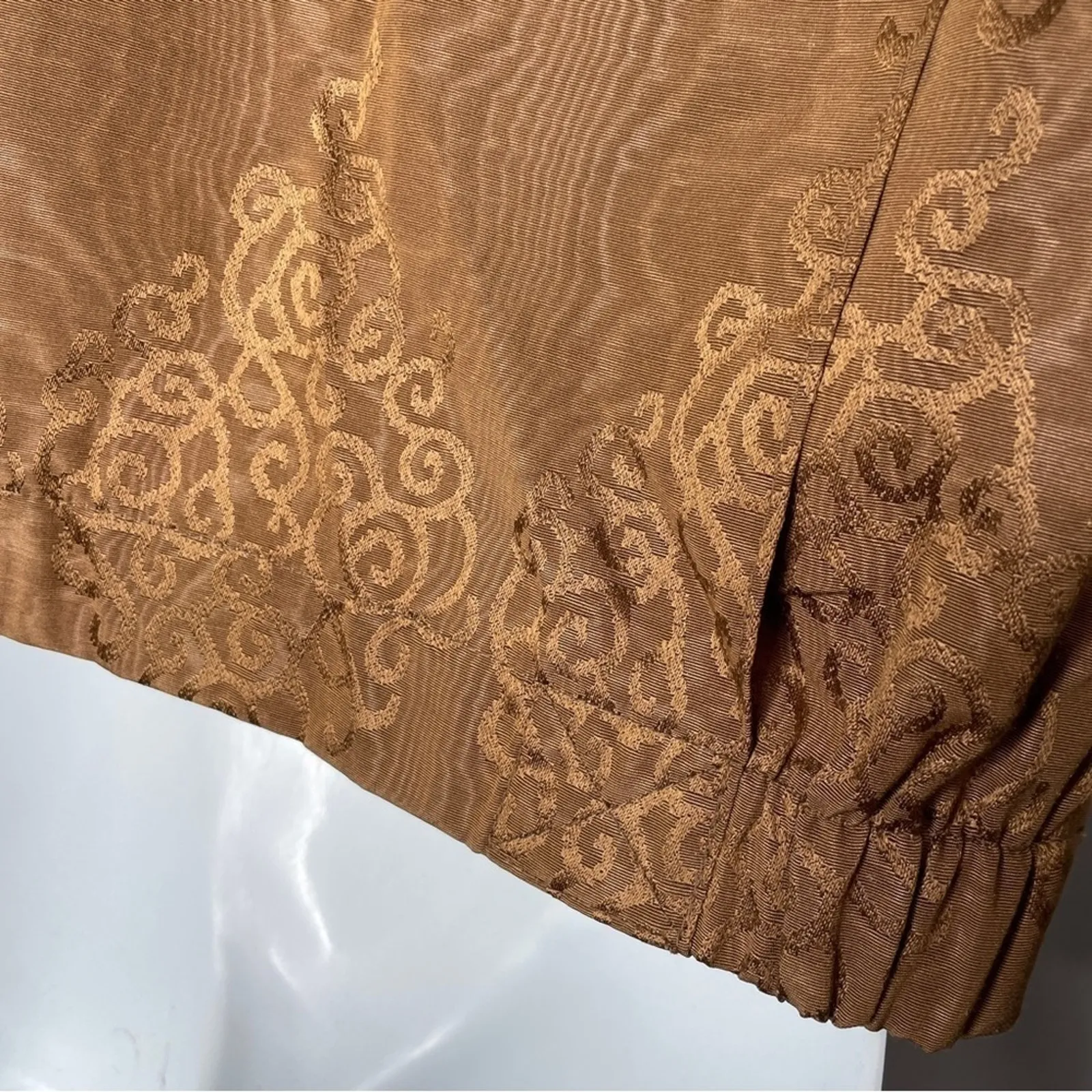 CACHÉ Vintage Vest Size XS Taupe Gold Indie Sleaze Fairy Grunge Retro Goblin - Image 11