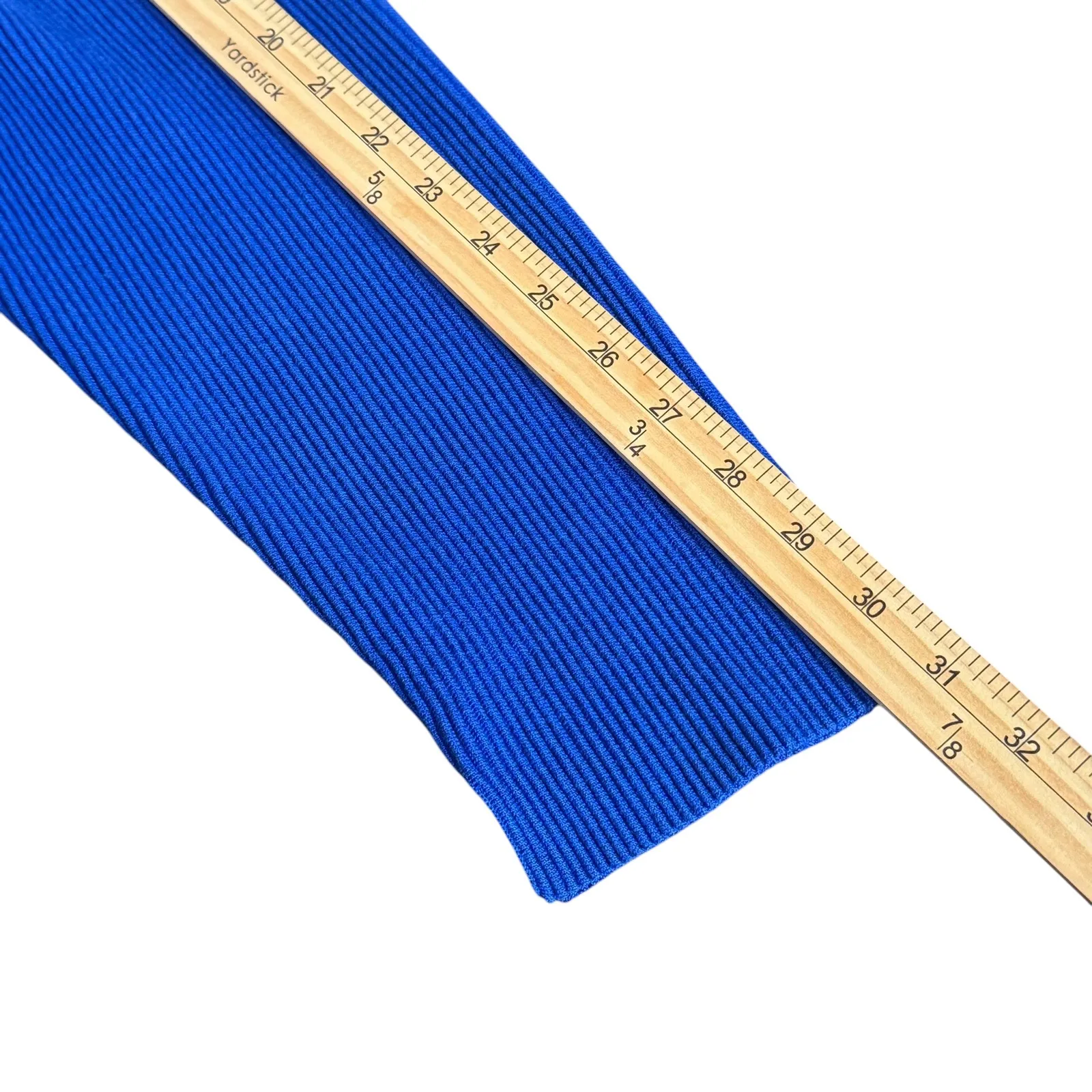 Carlisle Ribbed Knit Full Zip Sweater Womens XXL Blue Silk Blend Luxury Cardigan - Image 7