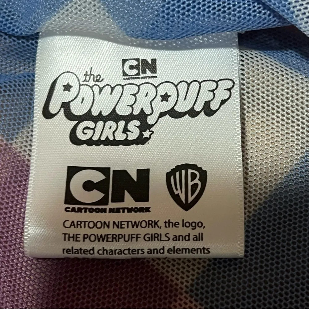 Cartoon Network Powerpuff Girls checkered mesh turtleneck, long sleeve, stretchy Purple Size undefined - Image 5