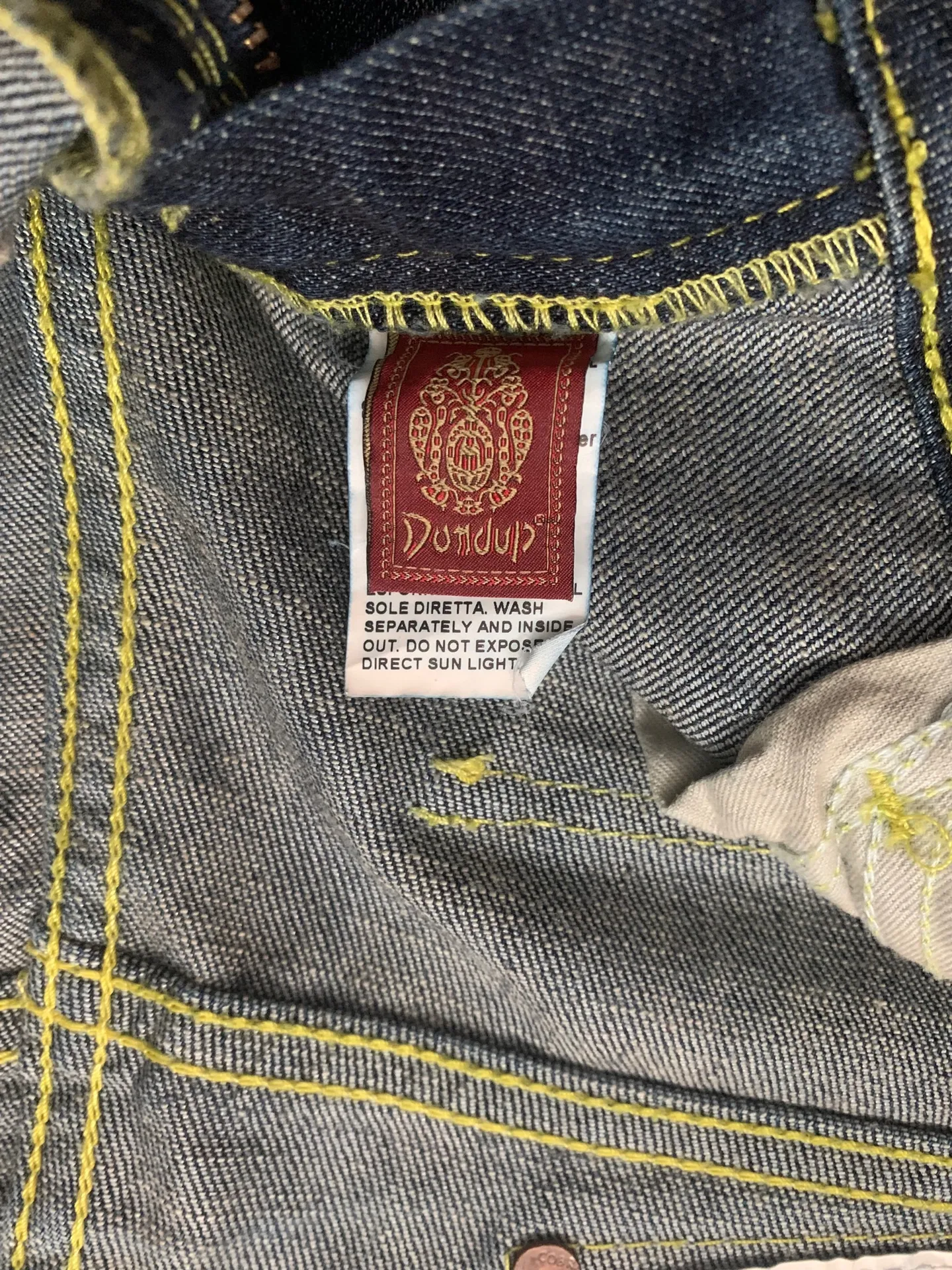 Vintage Dondup Stan D Art Italian Jeans - Image 6