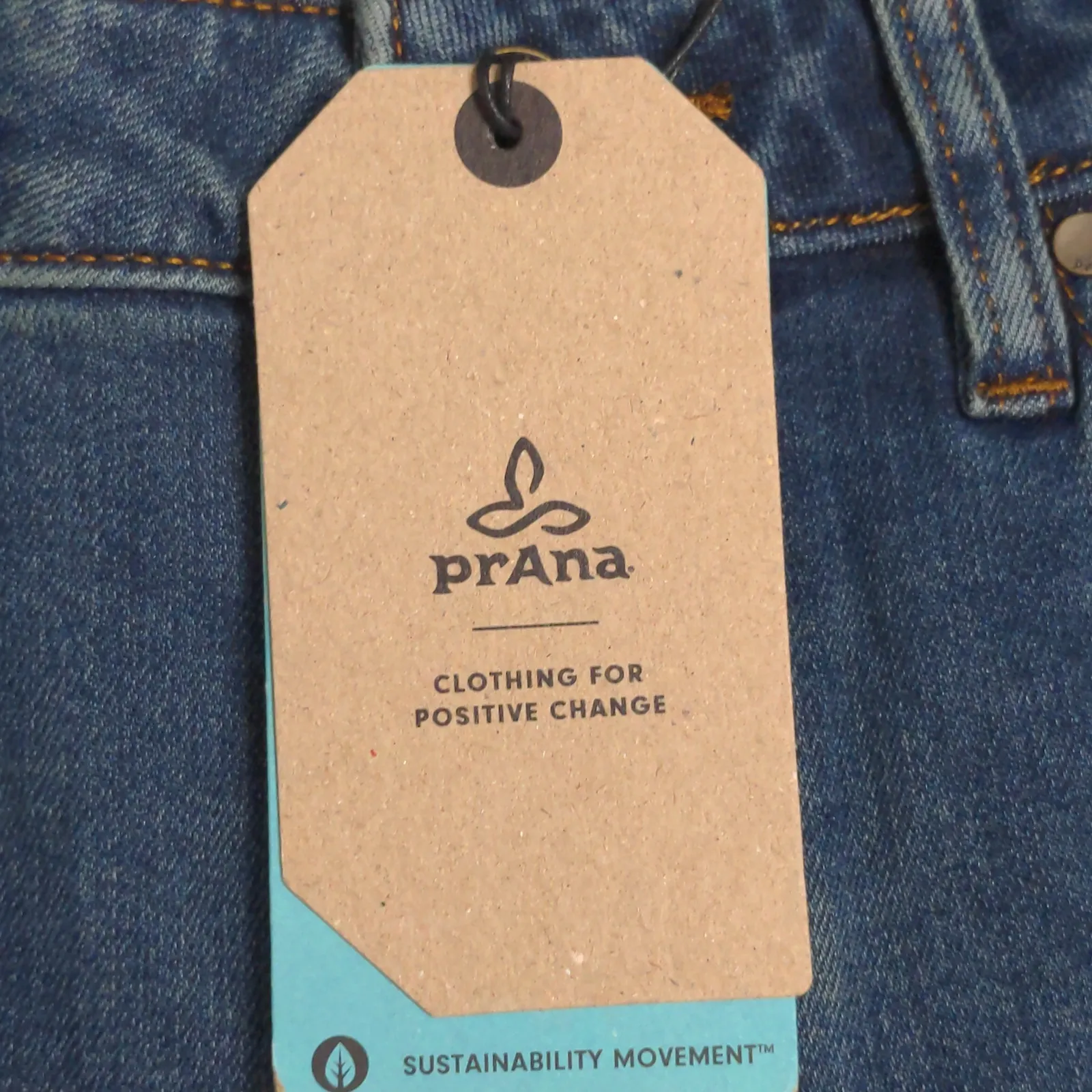Prana Sienna Jean True Blue Mid-Rise Skinny Stretch Organic 12/31 - Image 7