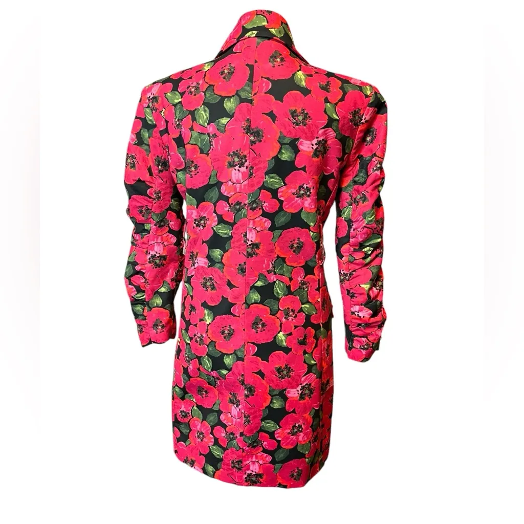 Zara Women Floral Print Dress Blazer 3137/029 Blogger Fav Size small no … - Image 12