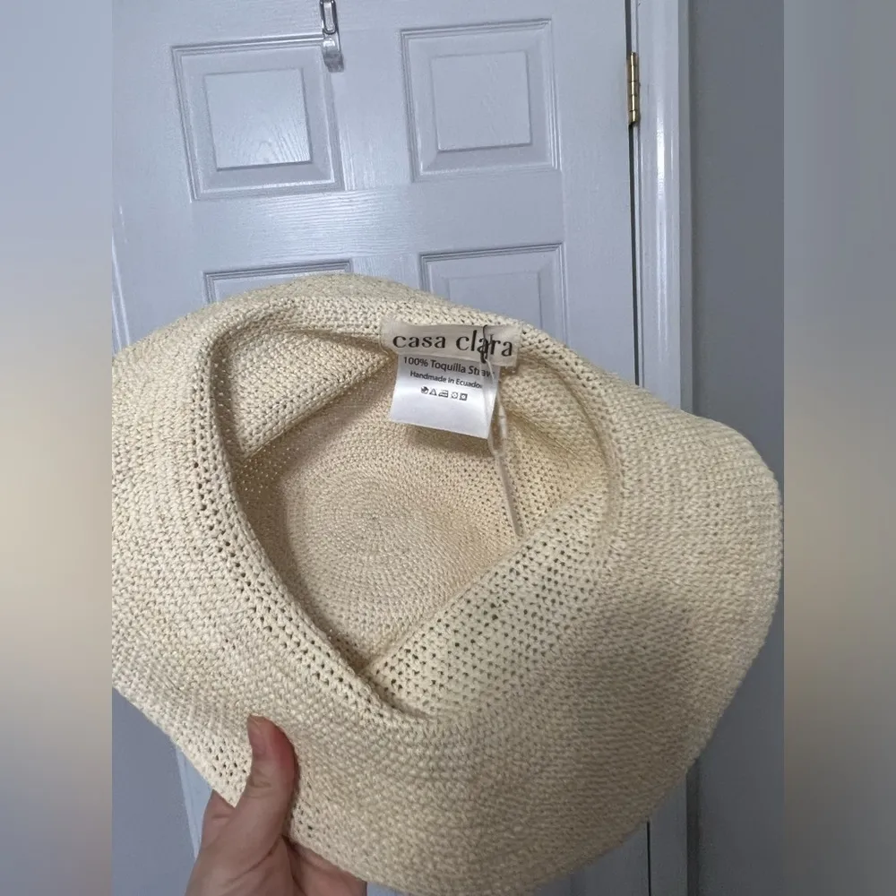 NWT Casa Clara Goldie Hat in Natural - Image 7
