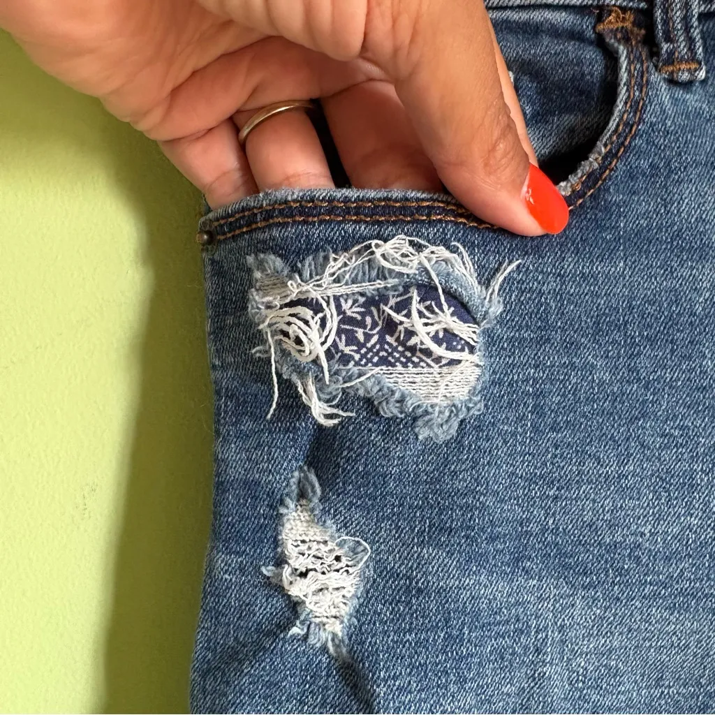 ON Distressed Denim Shorts - Image 3