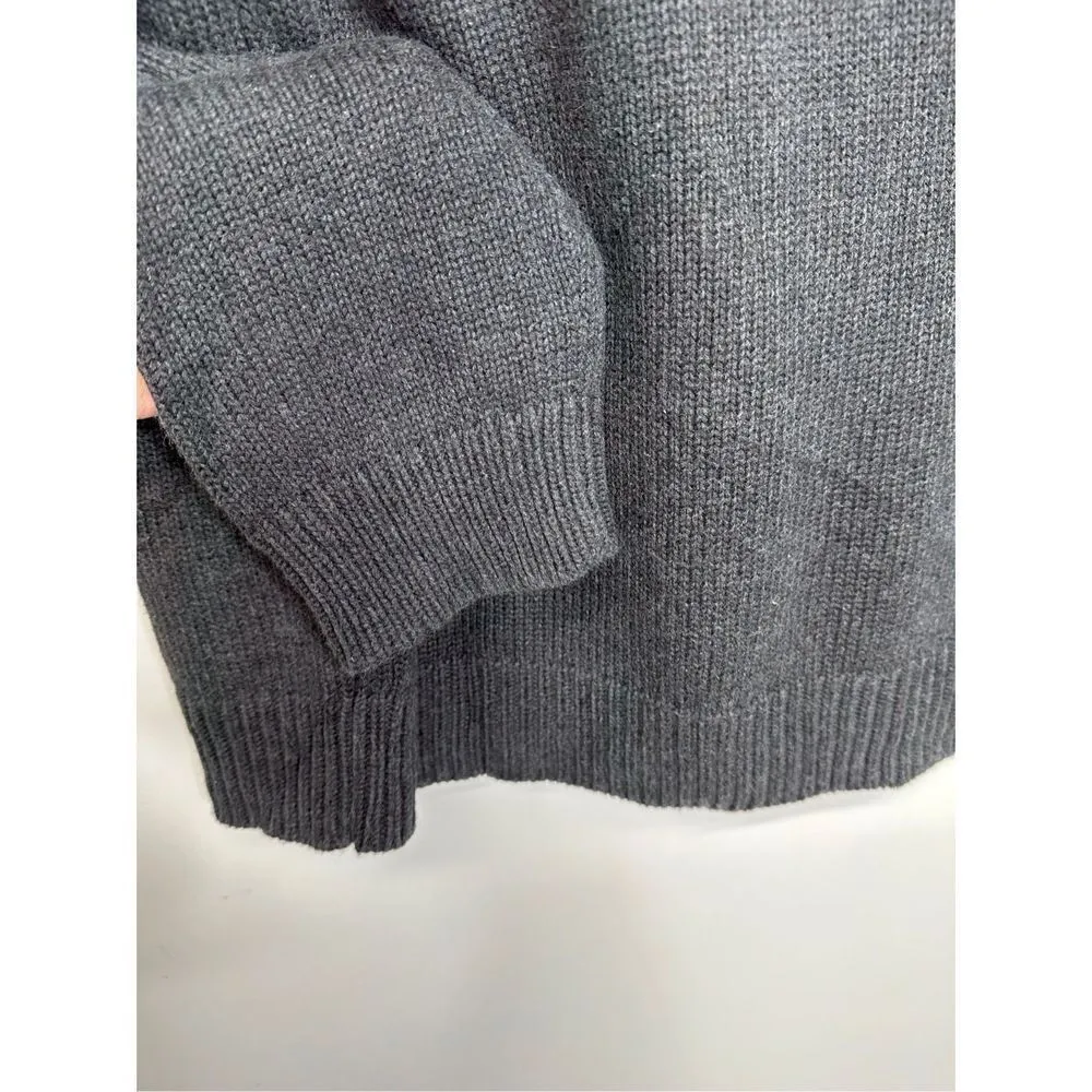 Banana Republic Sweater Mens Extra Large Knit Gray V Neck Long Sleeve - Image 4