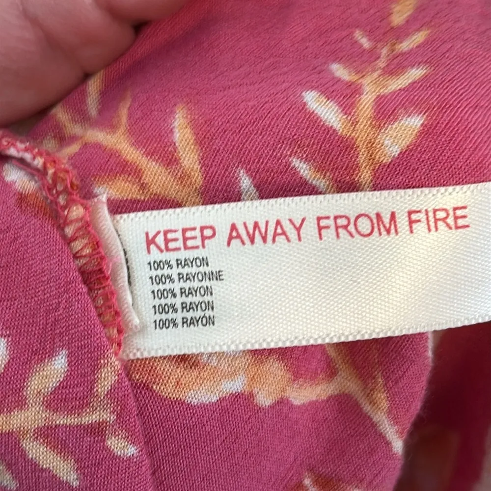 ANTHROPOLIGIE Kari Sleep Pajama Floral Print Wide Leg Pants XS - Image 6