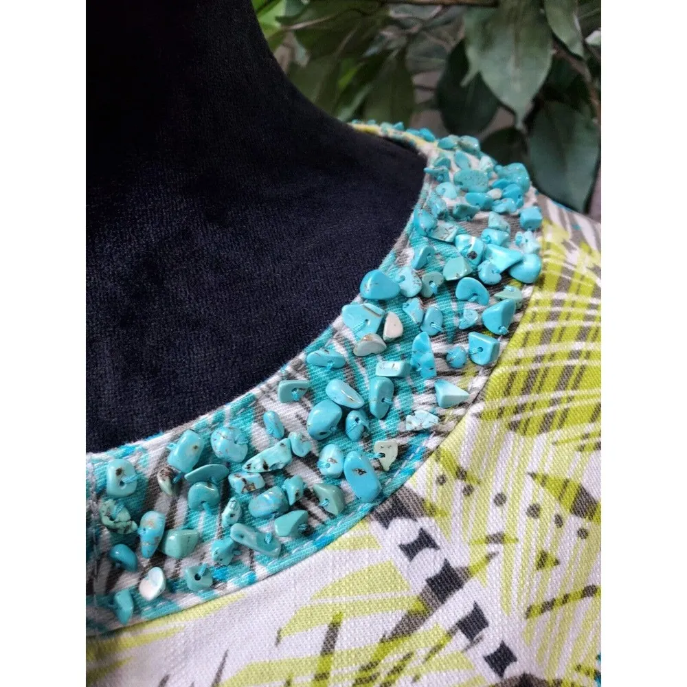 Ruby Rd. Women Multicolor Cotton Long Sleeve Button Front Jacket Blazer Size 22W - Image 5