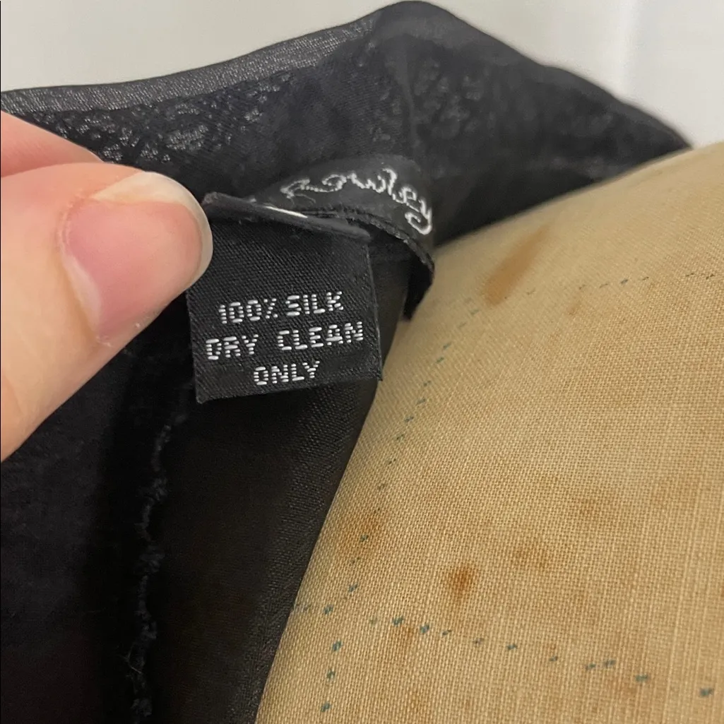 Cynthia Rowley Elegant Navy Blue Tiered Top Size 6 - Image 7