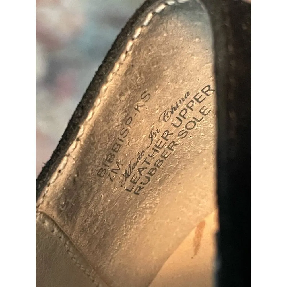 Donald J Pliner Black Bibbi Suede Leather Pointed Toe Flats Size 7 - Image 10