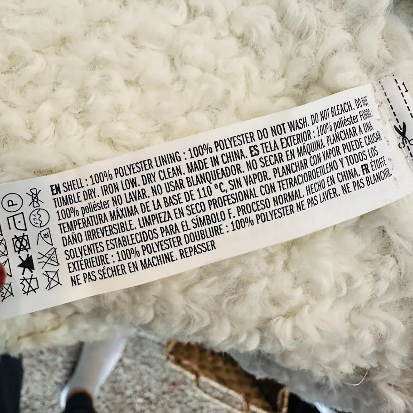 TUCKERNUCK Hyacinth House Tan Faux Suede Shearling Crosby Vest M Boho Western Brown Size M - Image 10