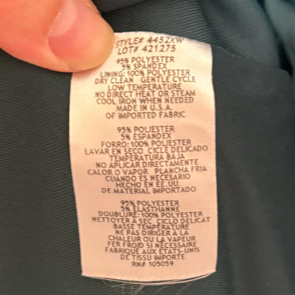 Xscape "LEXI" LONG SLEEVE SCUBA‎ RUCHED SIDE DRESS Hunter - Image 7