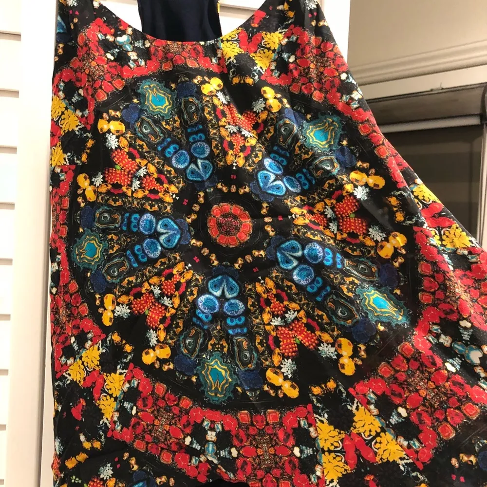 Alice + Olivia Geo Kaleidoscope Tank Top - Image 4