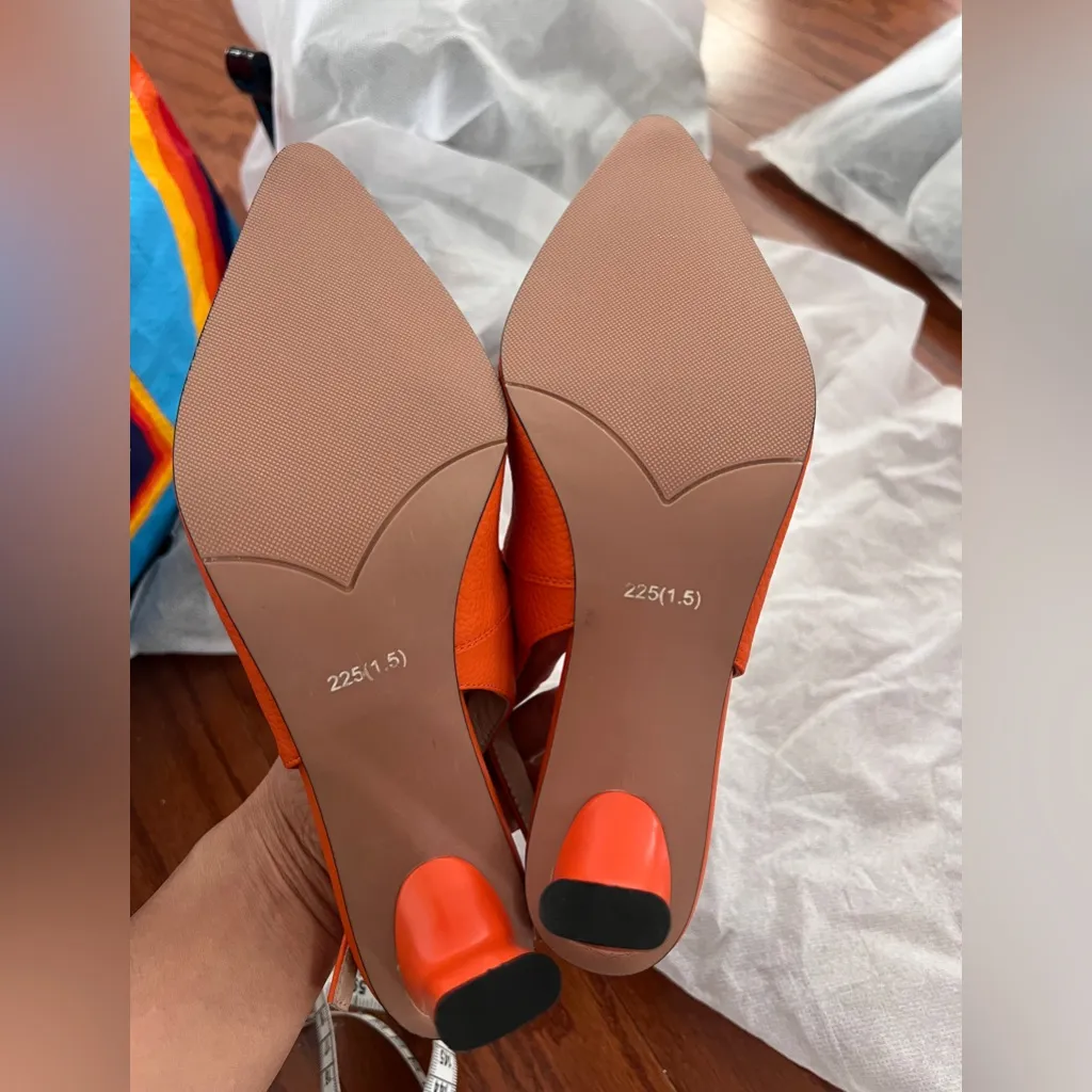Orange Slingback Heels
New high - Image 5