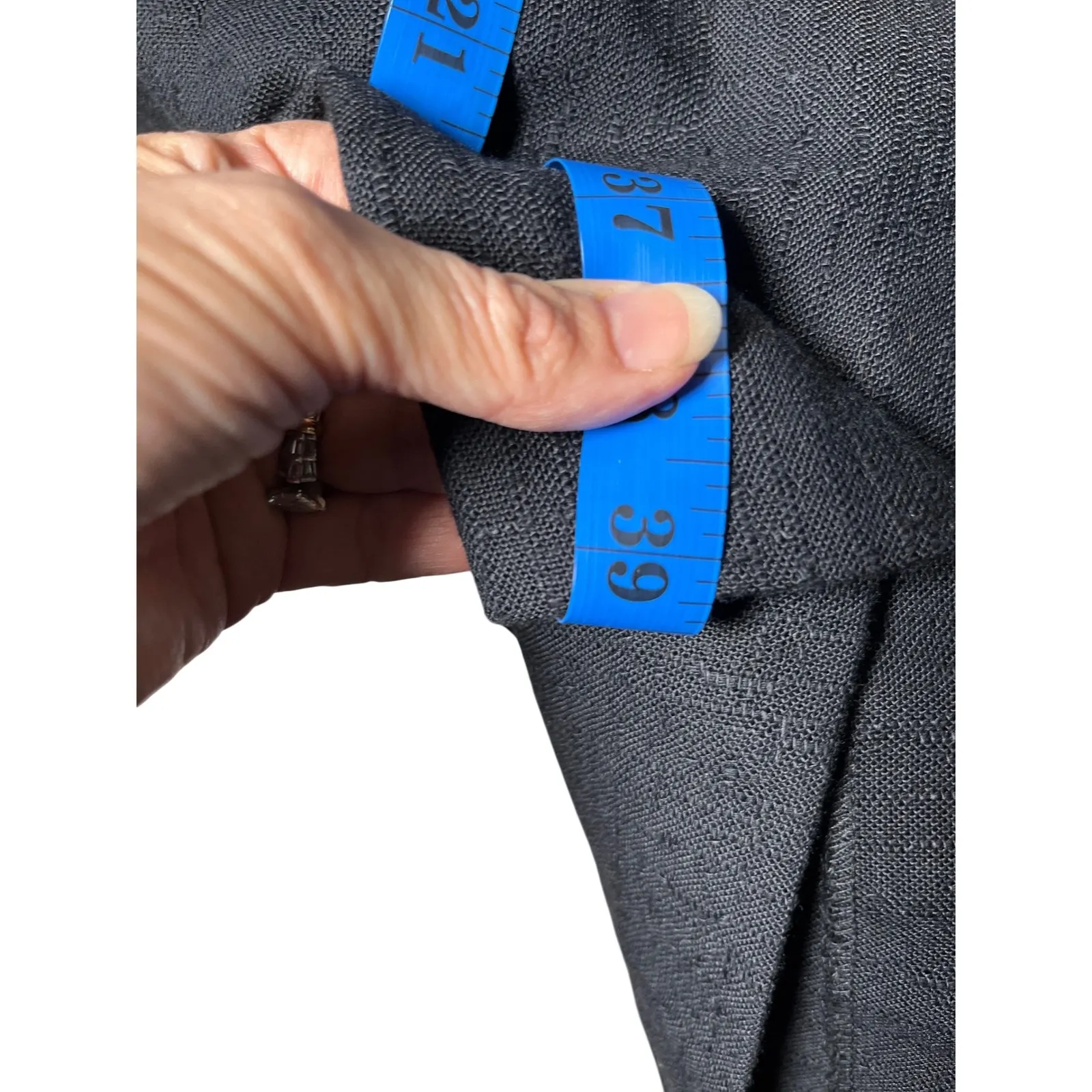 Lennie for Nina Leonard 14P Petite Black Sheath Dress Zebra Scarf Classic Career - Image 8