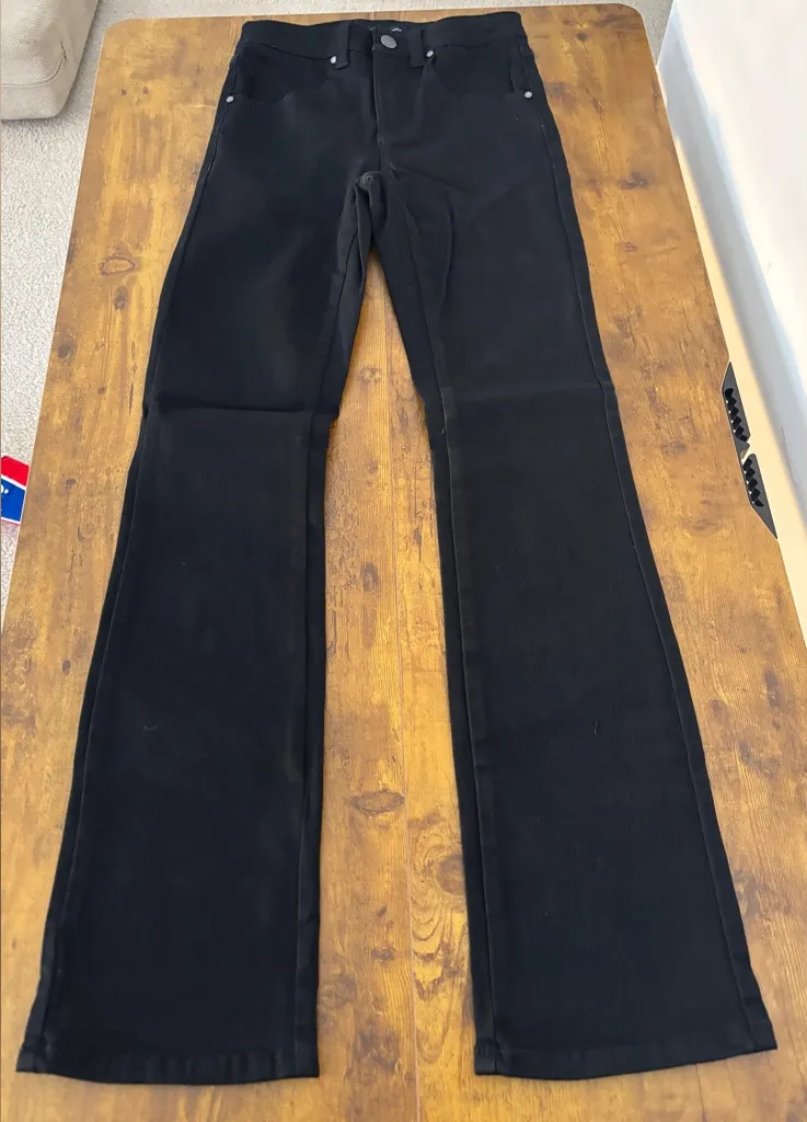 NWT Universal Standard Marne Bootcut Jeans Solid Black Women 00 (XS) - Image 1