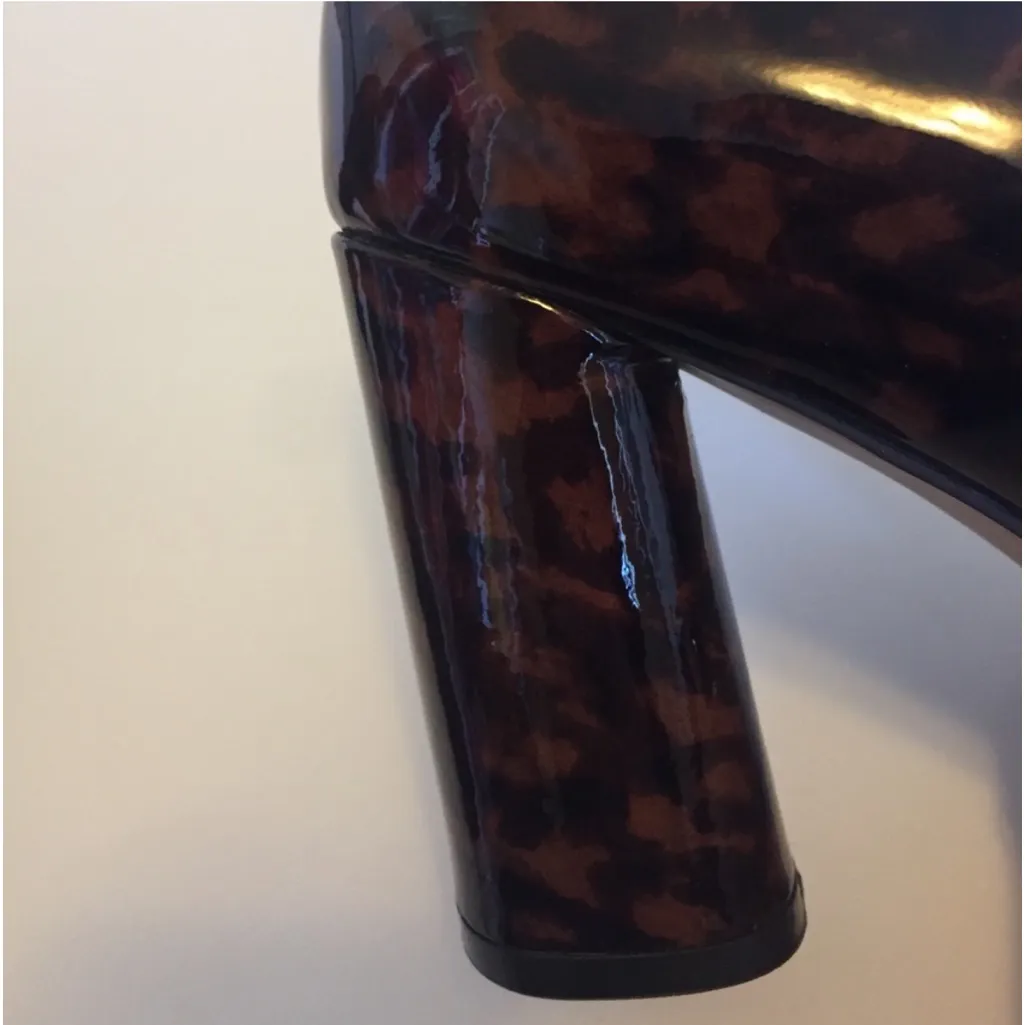 Isola leopard block heel shoes NWOT - Image 5