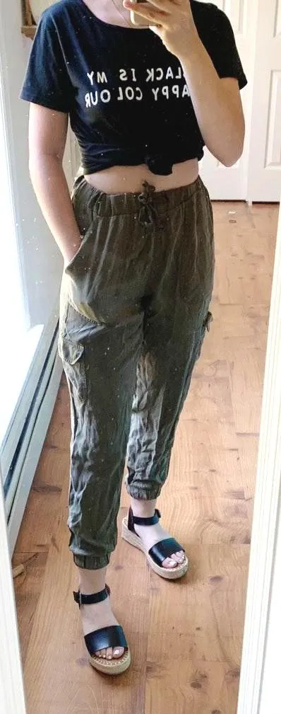 Thread and Supply Army Green Jogger Pants - Image 3
