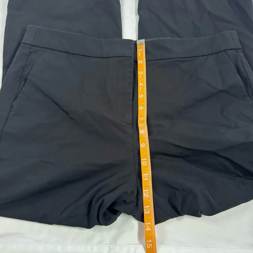 J Crew Factory Kelsey Flare Pant Size 12 Black Cropped Stretch Office Minimalist - Image 7