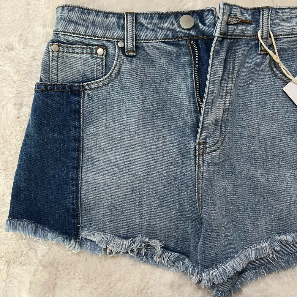 Cowboy Couture! Two-Tone Jean shorts - Image 7