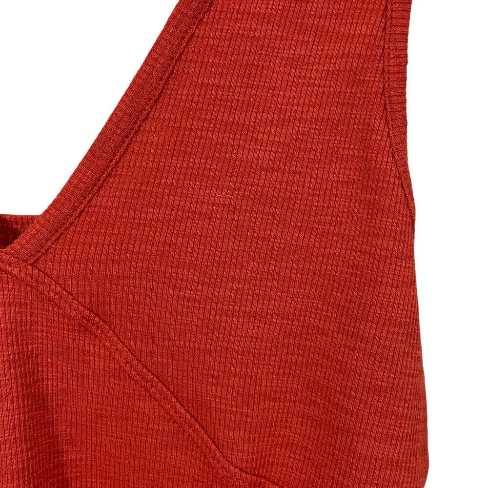 NWT Madewell Deep V-Neck Thong Bodysuit - Ground Madder - XL - Image 7