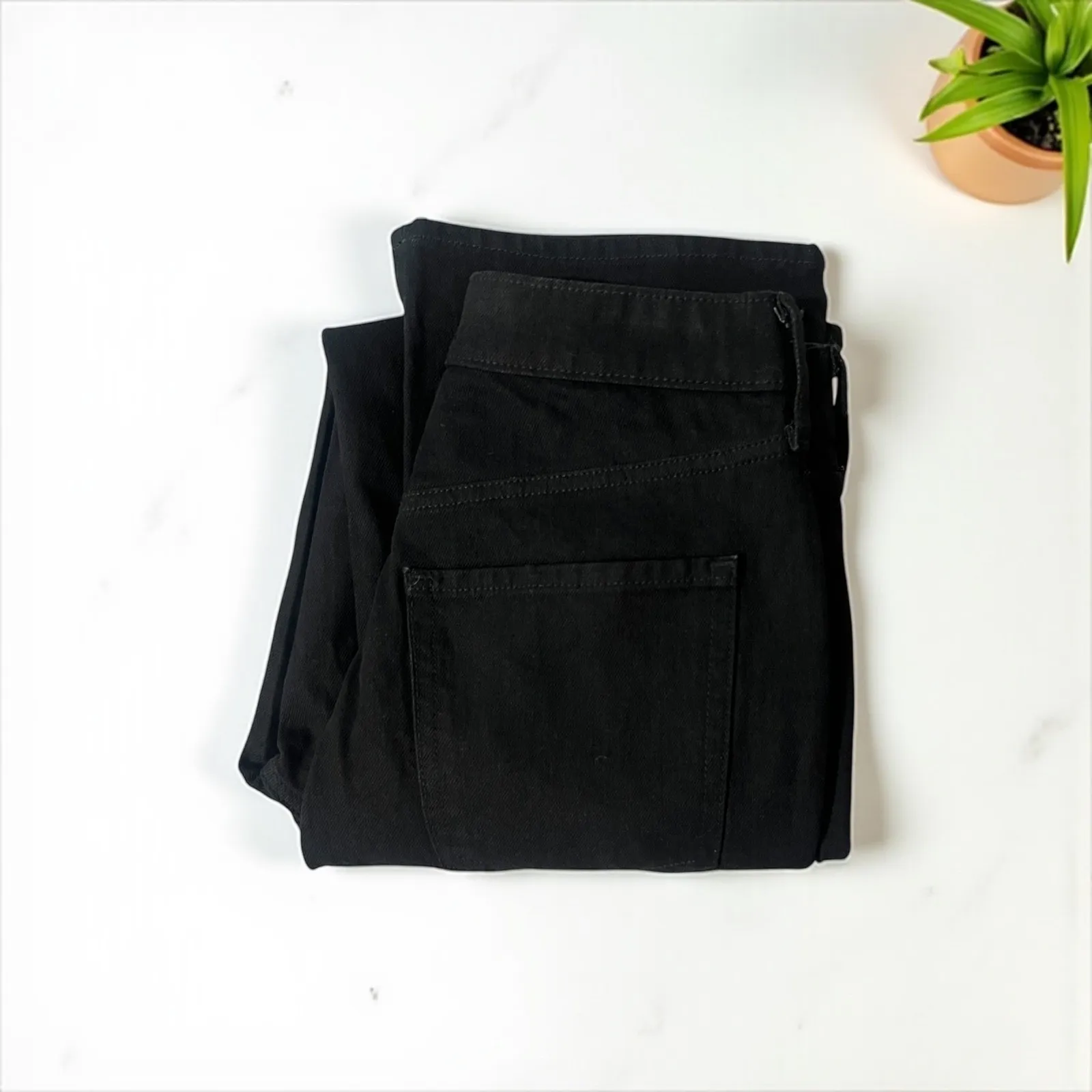 Old Navy Bootcut Black Jeans Women's Size 4 Regular Length Comfort Stretch Denim - Image 7