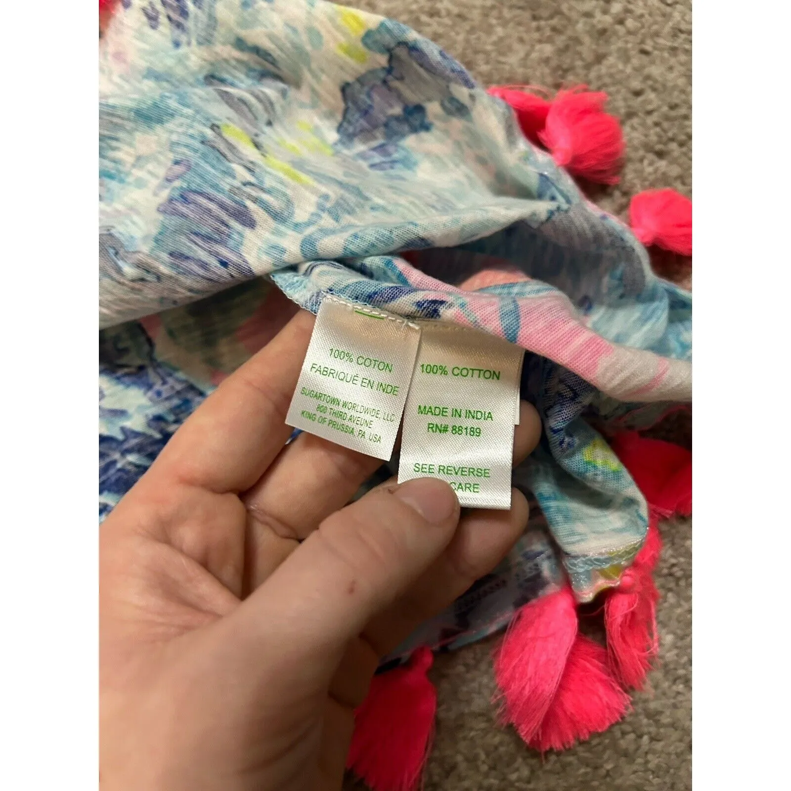 Lilly Pulitzer Sparkling Blue Hey Bay Bay Sailboats‎ Trina Beach Dress Small - Image 7