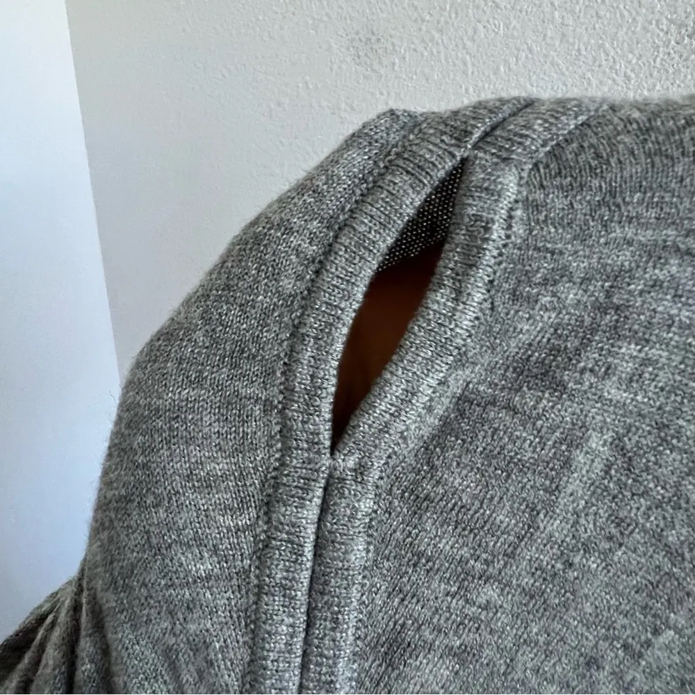 Lululemon Wool Blend Gray Front Zip Hooded Sweatshirt Sweater 4 - Image 7