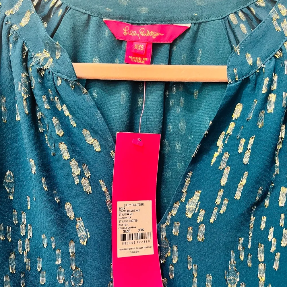 NWT Lilly Pulitzer Tops Lilly Pulitzer Matilda Top sz XXS - Image 9
