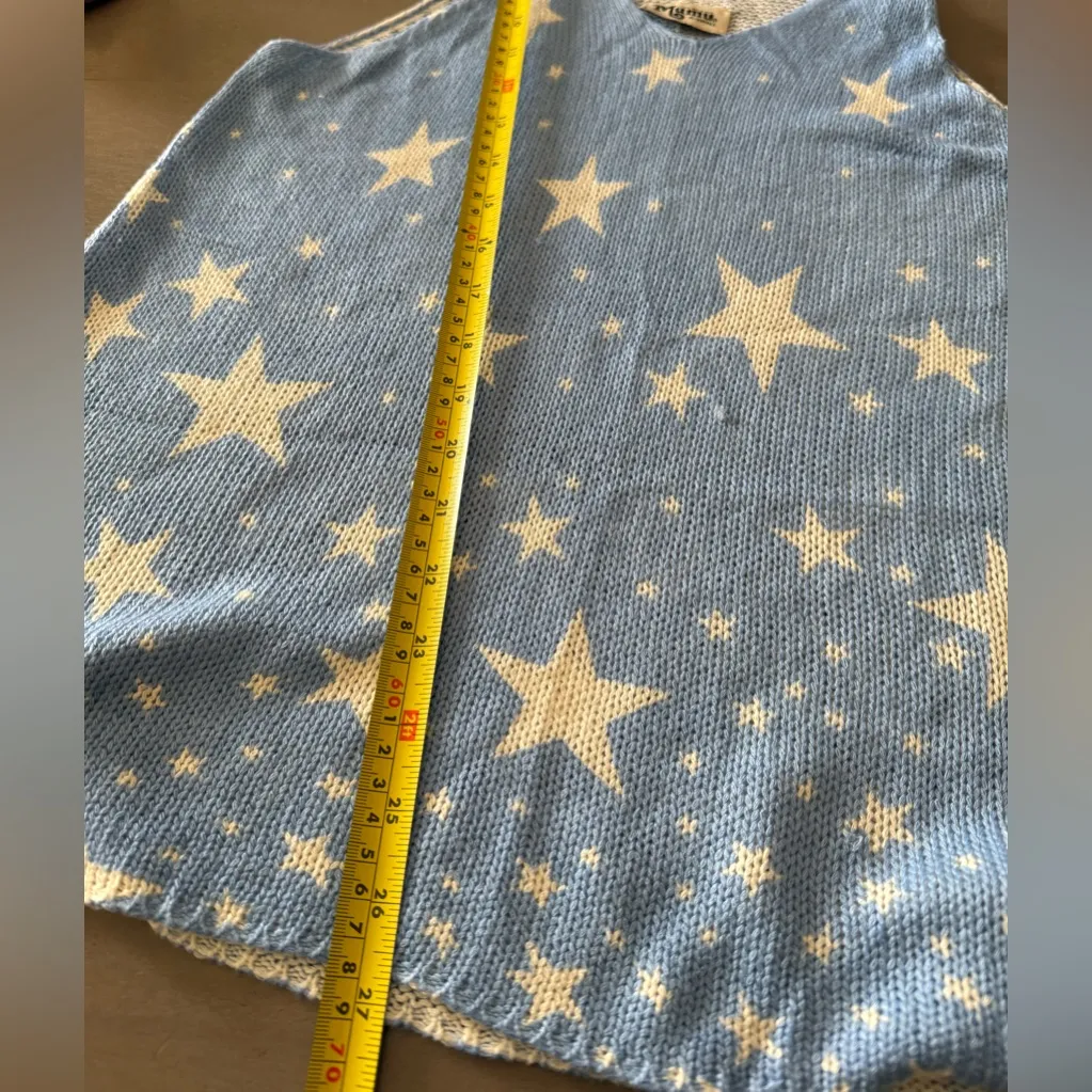 Show me your MUMU star knit sleeveless‎ tank lightweight oversized 4th of July - Image 4