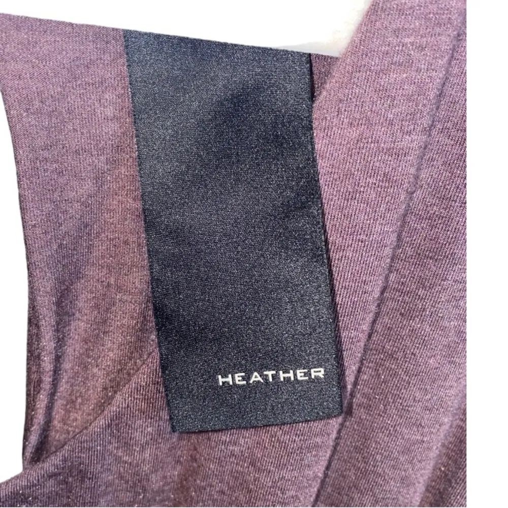 Heather Knit Dress Purple Size M - Image 3