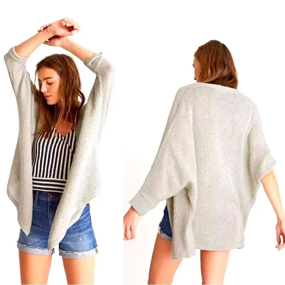 Madewell Seabank Cardigan Open Knit Batwing F3450 Sz S Fall Spring Boho - Image 2